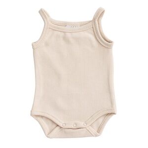 Mebie Baby Tank Ribbed Kids Bodysuit- 18 month